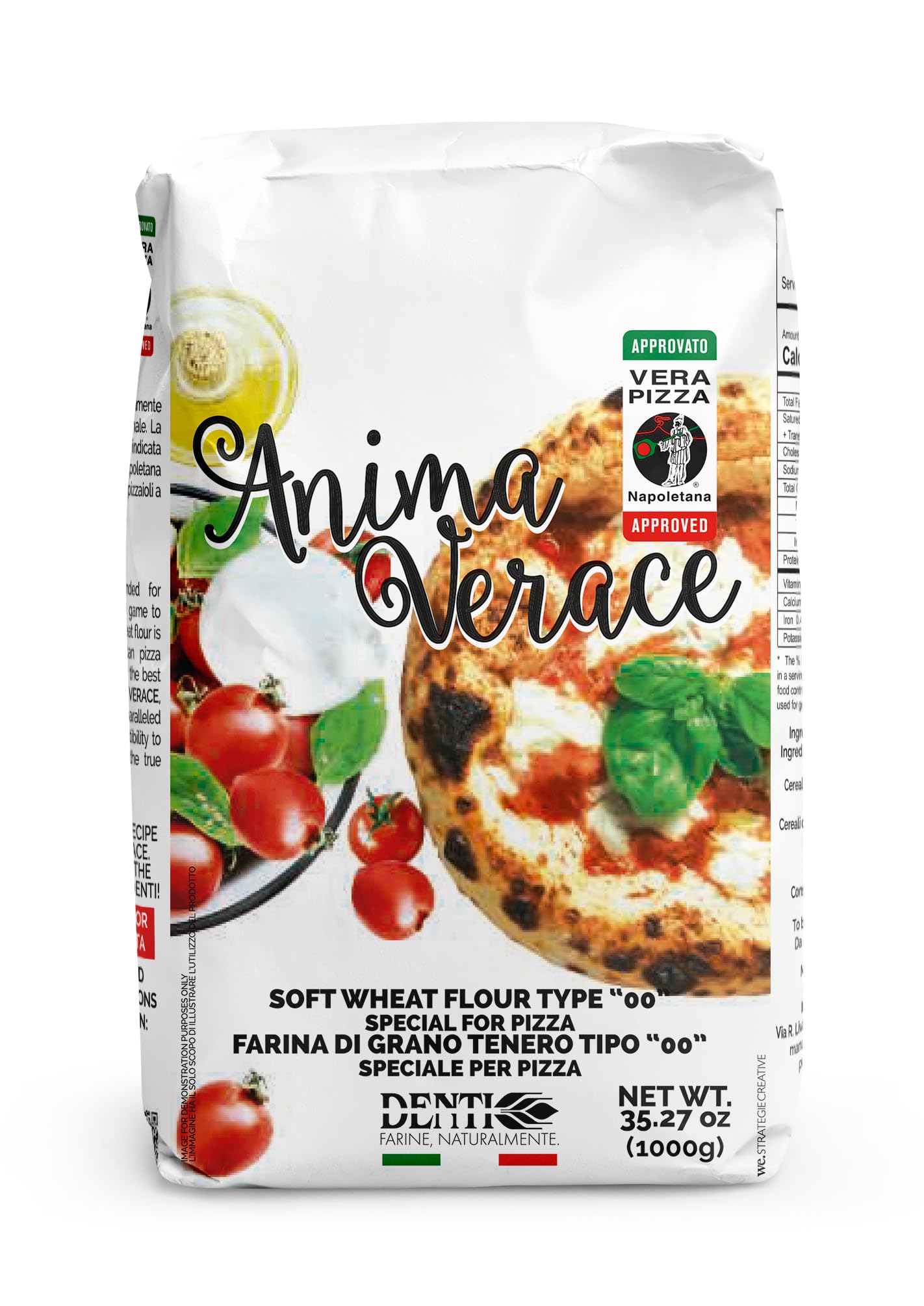 Amazon.com : Anima Verace - Flour for Pizza Napoletana (00 Pizza